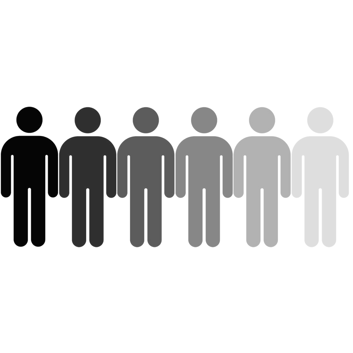 stickmen fading black