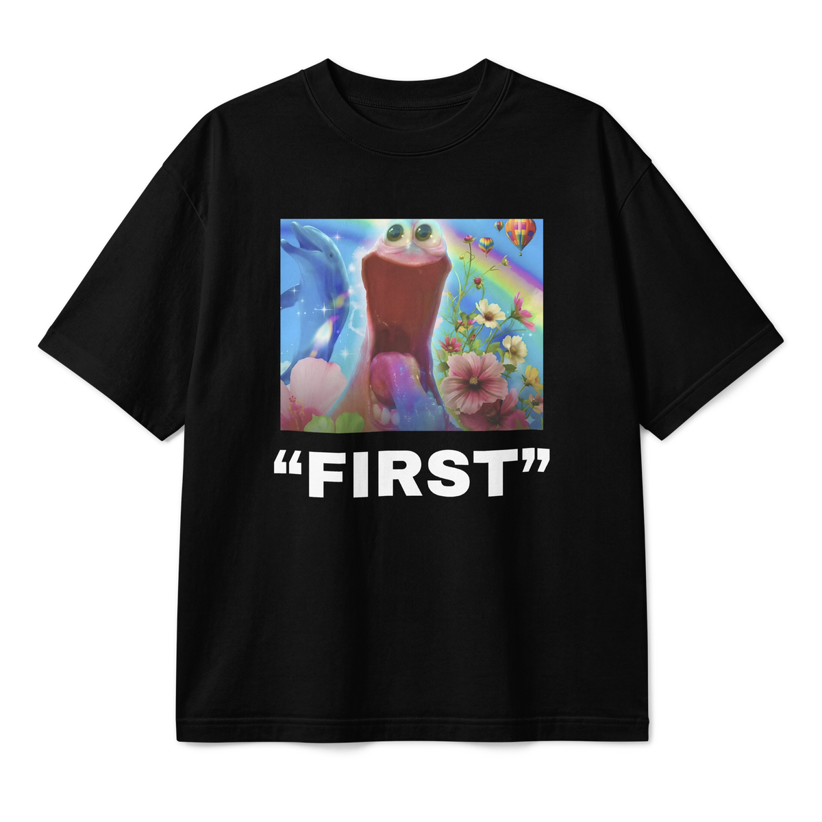 black first shirt