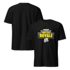 black France Battle Royale t-shirt front and back, dark humor graphic tee